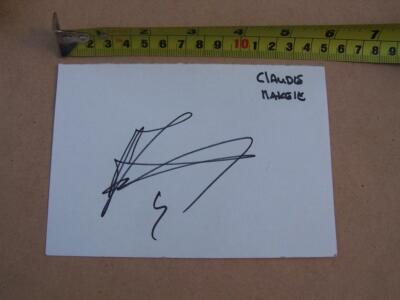 Claude Makélélé Fußballer Autogramm (Code SB2) bitte nach unten scrollen