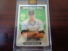 2022 Topps Archives Signature Series Jason Kendall AUTO #'ed 20/94 RC-Pirates