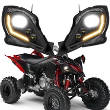 Produktbild - E24 LED Scheinwerfer für Yamaha Raptor YFZ 450 Raptor 250 350 700 700R 2006-2025