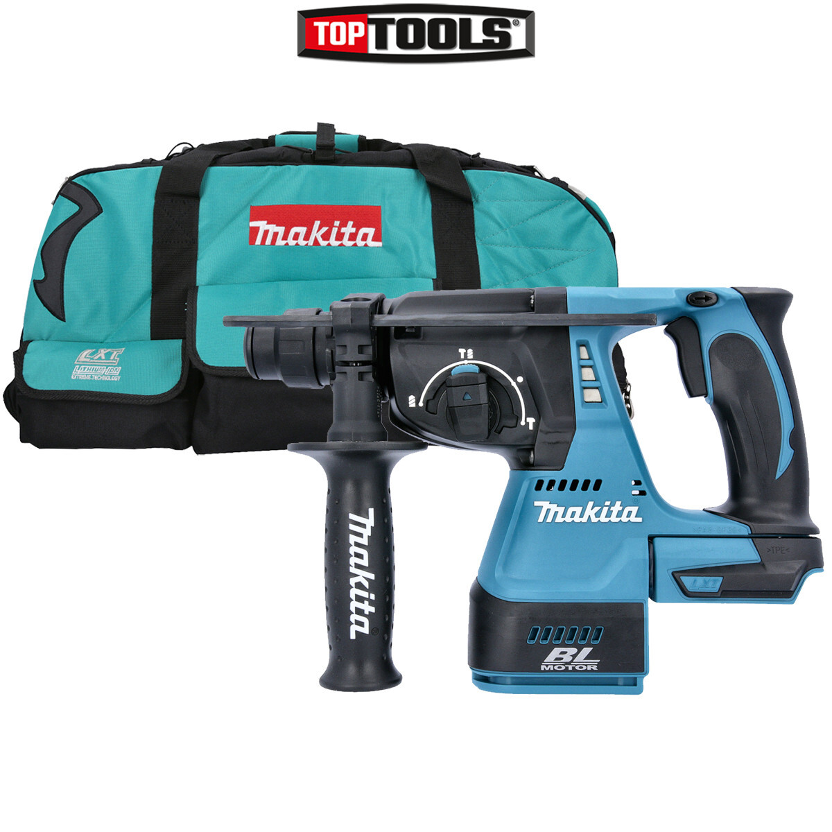 Makita DHR242Z 18v Li-ion Brushless SDS+ Rotary Hammer Drill With LXT600 Bag
