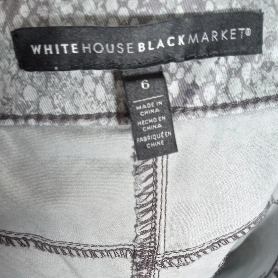 Minifalda para mujer con estampado de piel de serpiente del mercado negro de la Casa Blanca talla 6 (31) Foto 3 de 4