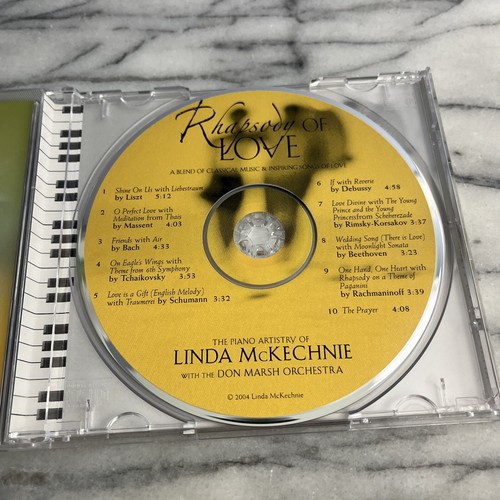 Linda McKenchnie w/ The Don Marsh Orchestra - Rhapsody Of Love CD 2004 Piano - Picture 7 of 8