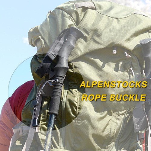 Mountaineering Backpack Walking Stick Holder Elastic Rope Outdoor ...