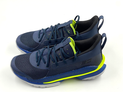 Under Armour Curry 7 Dub Nation Navy Sneakers 3021258 405 Men,s