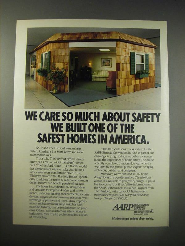 1990 AARP Hartford Homeowners Insurance Program Ad We care so much about eBay