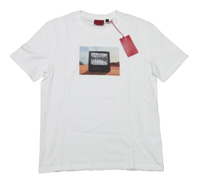 Hugo Boss Red Label Men's White Dardem Graphic Short Sleeve T