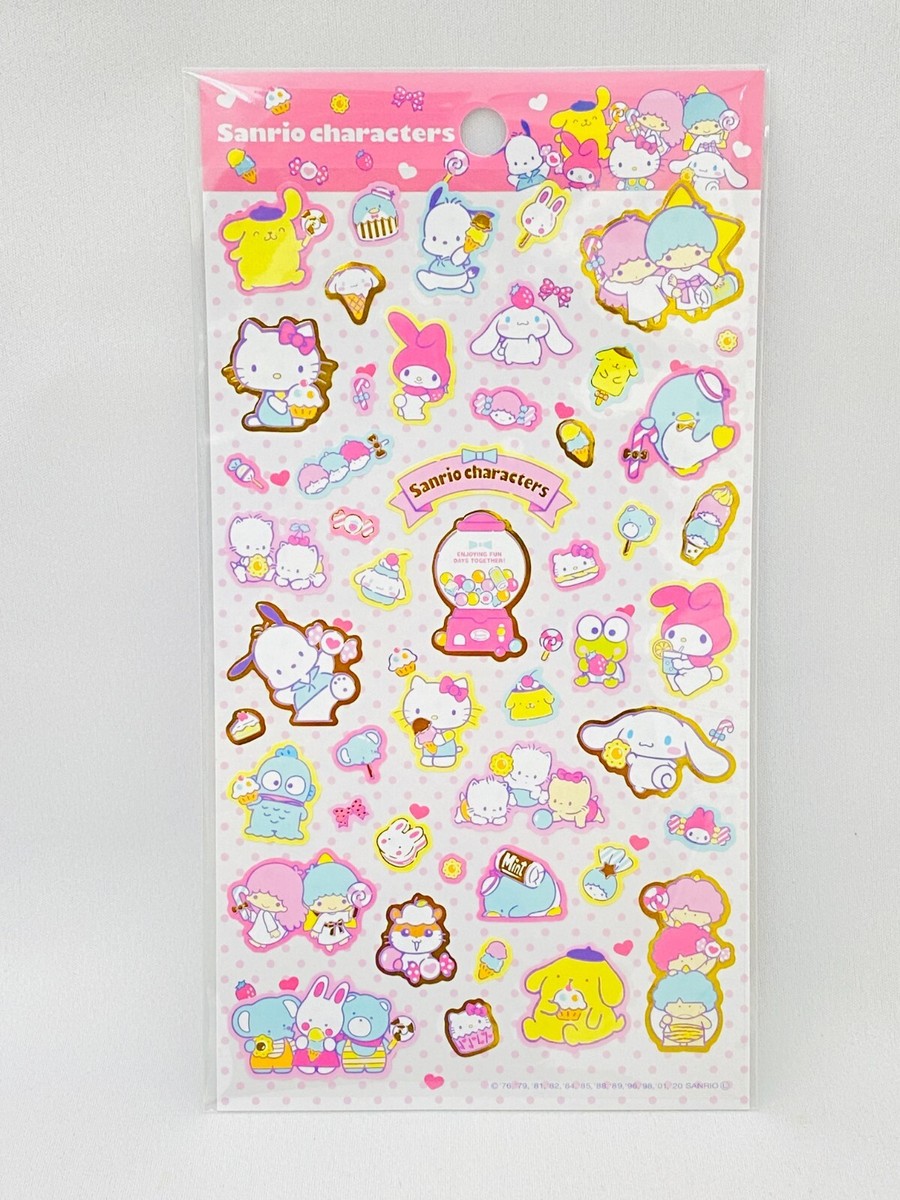 Sanrio Characters Sticker Sheet (Fancy Mix) My Melody Hello Kitty