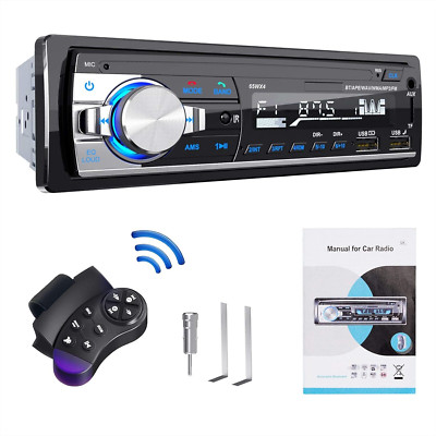 RDS Autoradio Bluetooth Freisprecheinrichtung 1 DIN Radio Stereo 4 X 65W Empfäng