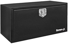 BUYERS PROD 1703350 ucts Black Steel Underbody Truck Box with T-Handle Latch, 14
