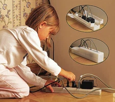 Multi-Pk Mommy's Helper Power Supply Strip Outlet Covers - 79203