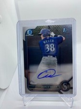 2022 Bowman Chrome Charlie Welch 1st Prospect Autograph Auto #CPA-CW Mariners RC