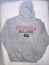  NEW University of Georgia UGA Bulldogs Men  s NCAA Hoodie Gray Size Medium