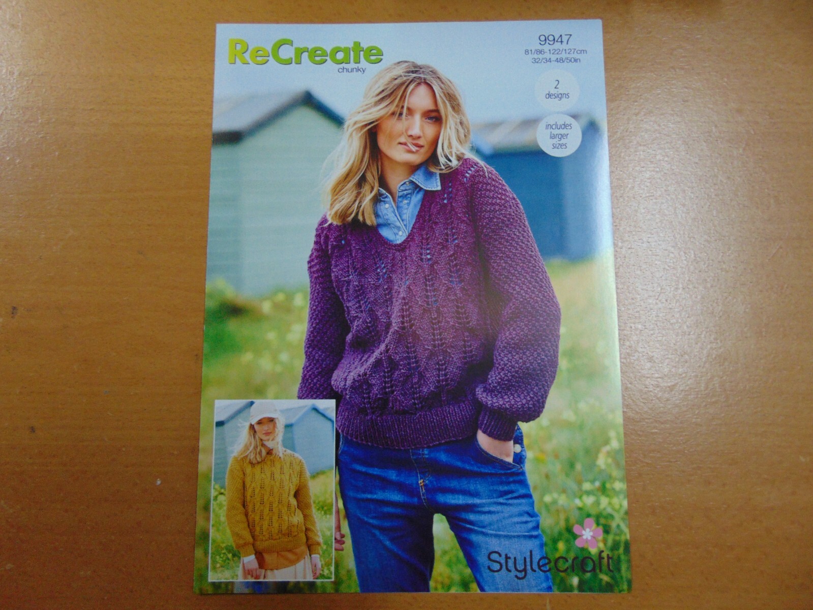 Stylecraft ReCreate Chunky Knitting Pattern 9947 (2 Designs) 81/86 - 122/127 cm