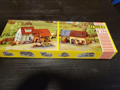 FALLER HO. SCENE Maquette Deco Diorama. Corps De Ferme Et Chevaux EUR