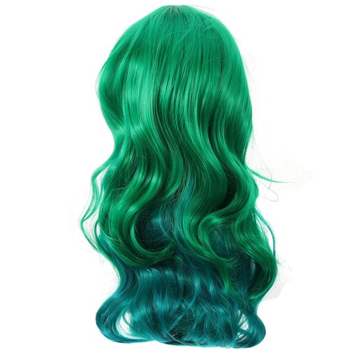 Green Long Wig Synthetic Natural Looking Curve Cosplay eBay