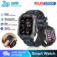 LIGE Smart Watch Fitness Tracker Heart Rate Monitor Waterproof Sports Watch US.