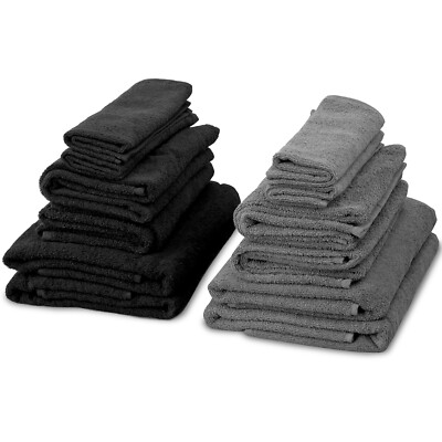 Handtuch 6er Set Handtücher 100% Baumwolle 6 teilig Duschtücher Gästetücher 