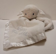 Stepping Stones "Bless This Child" Soft Plush Lamb Security Blanket