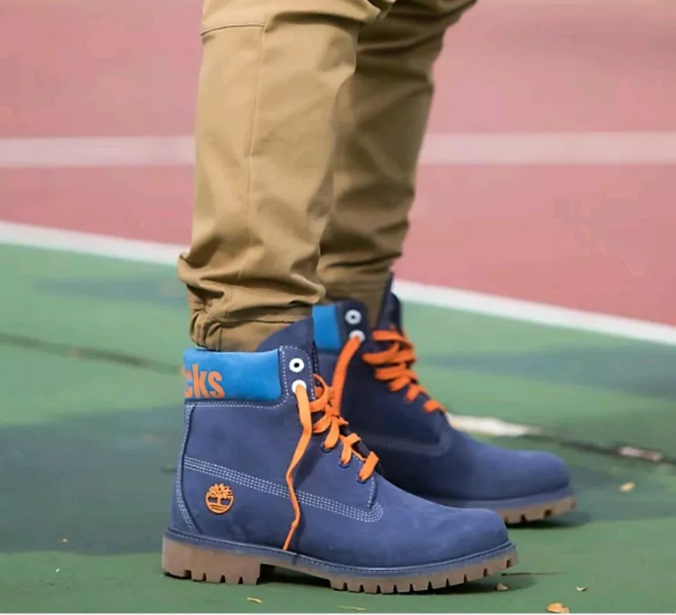 Absorberen vallei extract Timberland 6&#034; Premium NBA &#034;New York Knicks&#034; Boots Blue  A2493-E09 youth size 4 | eBay