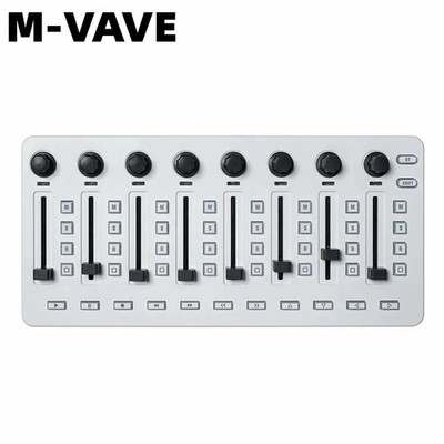 M-VAVE SMC-Mixer Wireless Midi Controller Mischpult Anschluss Wiederaufladbar