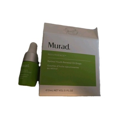Murad Resurgence Retinol Youth Renewal Oil Drops .1 oz. Travel Size New Boxed