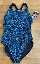 TYR Women's One Piece Swimsuit Small UPF Protection Chlorine Resistant NEW