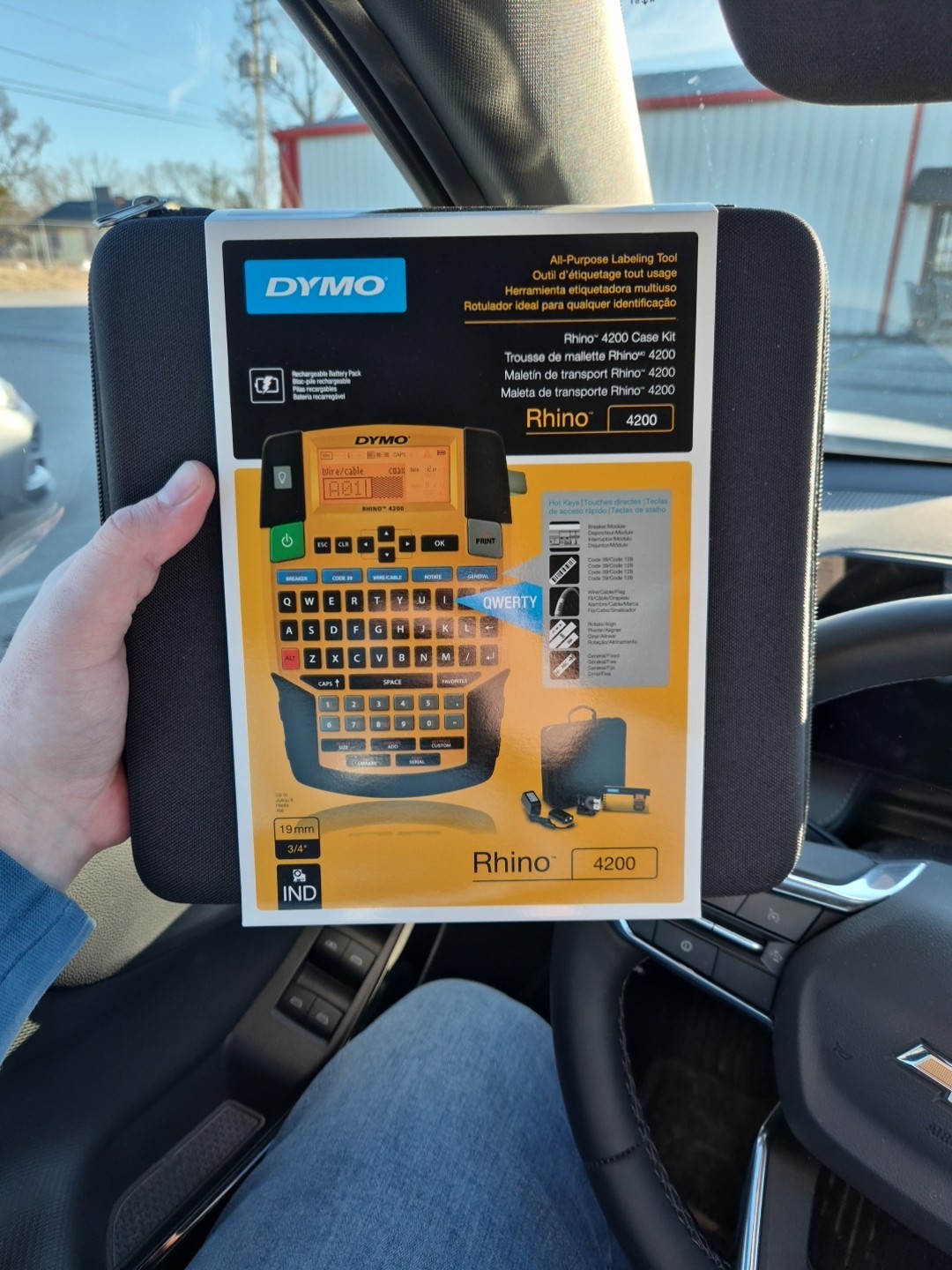 NEW SEALED Dymo Rhino 4200 Case Kit All-Purpose Labelling Tool