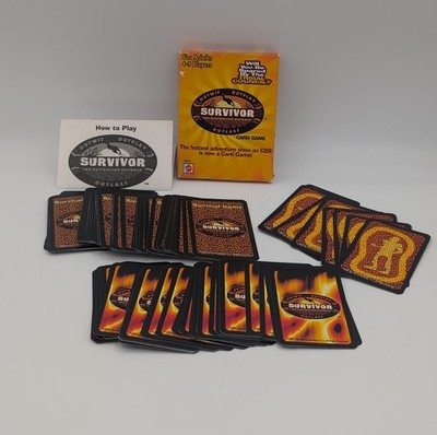 Survivor Card Game The Australian Outback 2000 Mattel 42870 CBS