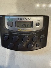Sony Walkman SRF-M37V Portable AM/FM Weather Band Radio - No Belt Clip
