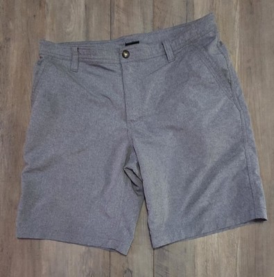 G.H. Bass & Co. Gray Chico Performance Shorts Men 34Wx 10L Golf W/ 2 Small Spots