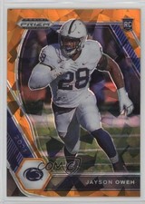 2021 Panini Prizm Draft Picks Orange Ice Odafe Oweh (Called Jayson on Card) 1s8