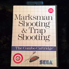 SEGA Marksman Shooting & Trap Shooting CIB (Sega Master System) With Manual 1986