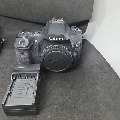 Canon EOS 70D 20.1MP Digital SLR DSLR Camera Body Only - Tested Working 
