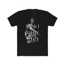 Veni Vidi Vici Rome Latin Gaius Julius Caesar Unisex Cotton Crew Tee