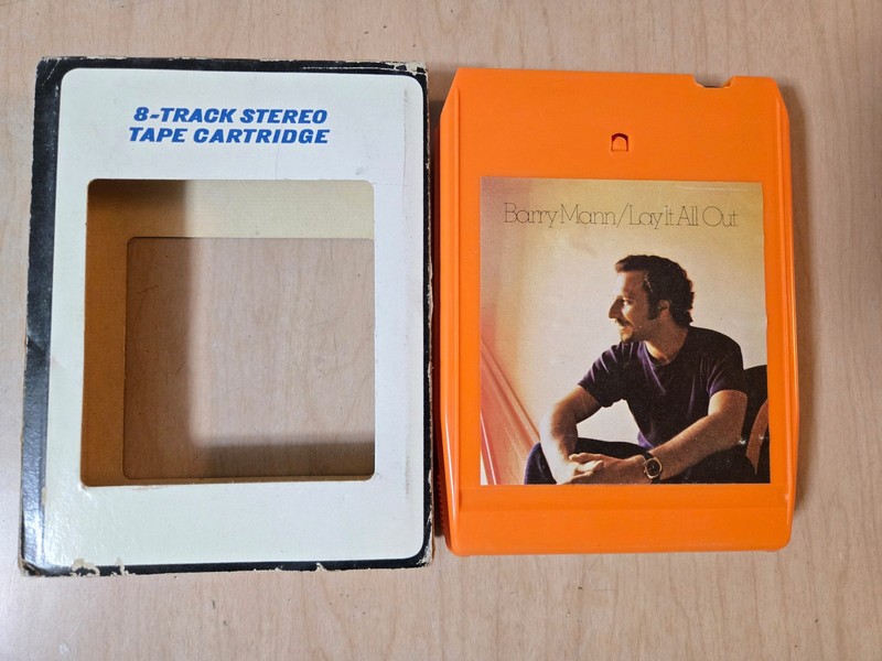Berry Mann Lay It All Out Untested 8 Track Tape