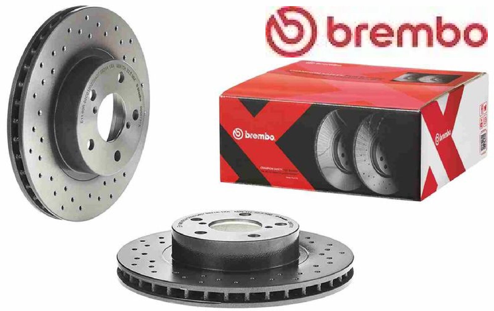 2x BREMBO Bremsscheibe 09.5673.1X für SUBARU - Bild 5