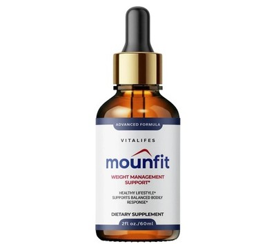 Mounfit Drops Liquid Supplement, Max Strength, Moun fit Fat Loss Drops (30 Serv)