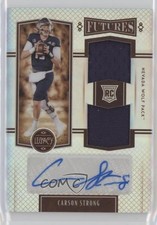 2022 Panini Legacy Futures Silver /199 Carson Strong #FD-CS Dual Patch Auto 04cw