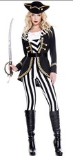 Spirit Halloween Pirate Womens Costume XS High Seas Captain No Sword or Boots