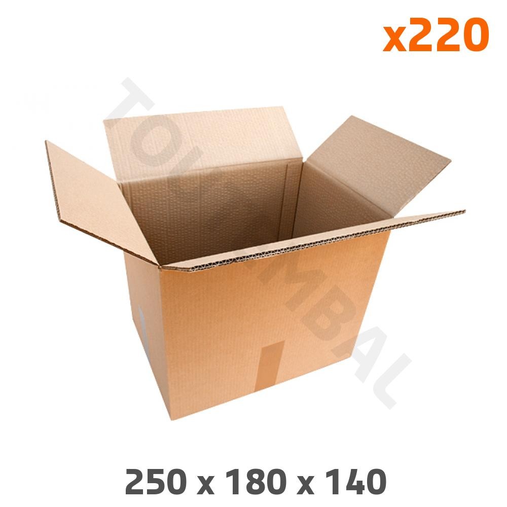 Caisse carton double cannelure pour expédition de e-commerce et emballage de petits objets