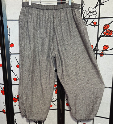 Flax Jeanne Engelhart Reversible Pure Linen Pants 2G