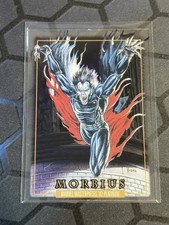 2024 SkyBox Marvel Masterpieces 92 Platinum Morbius #60 Clear Cut