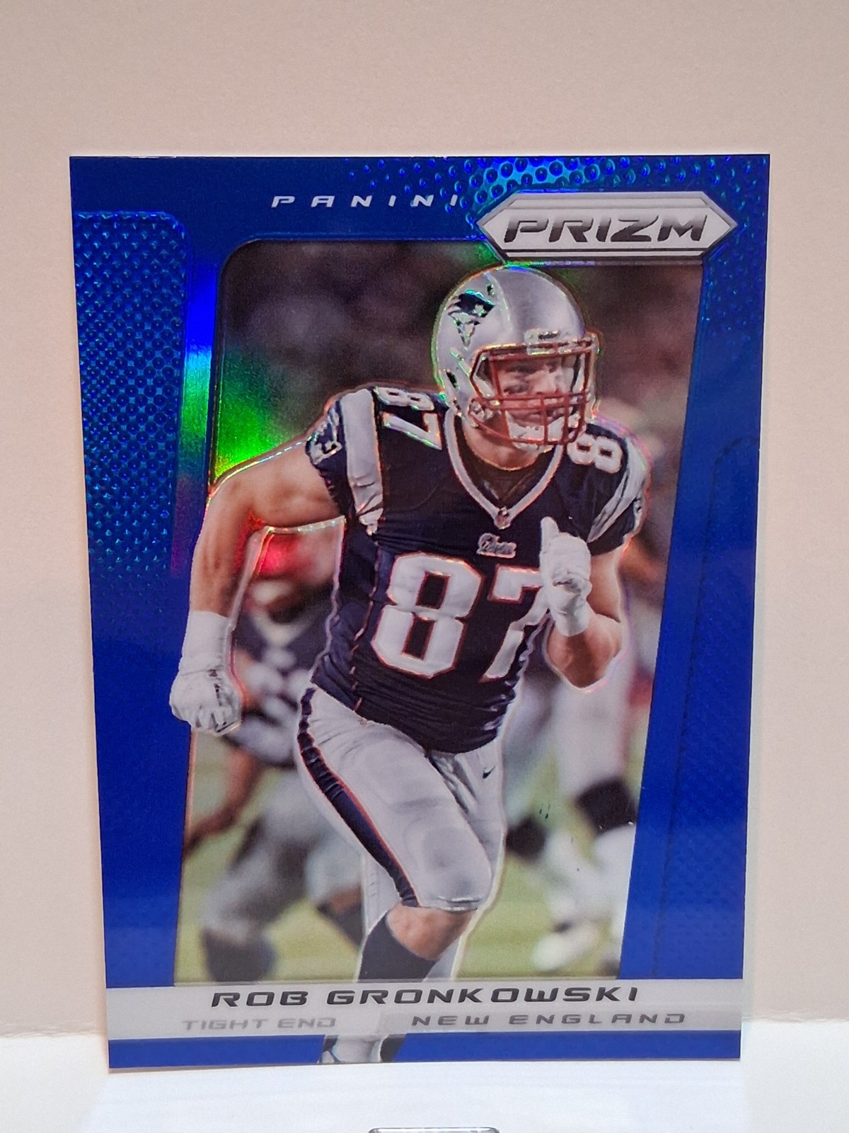 2013 Panini Prizm - Rob Gronkowski #68 Blue Prizm