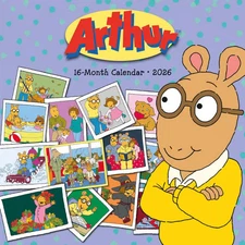 Carousel Calendars,  Arthur 2026 Mini Wall Calendar, 12'' X 7'', 16-Month Calend
