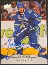 2011-12 Upper Deck #16 Ryan Kesler Auto Vancouver Canucks NHL
