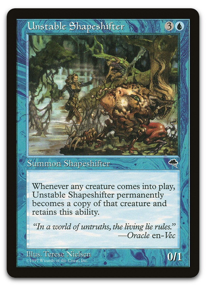 Unstable Shapeshifter #100 (LP) Tempest TMP Magic MTG