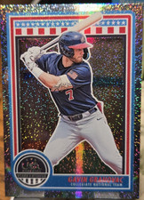2025 Panini Stars and Stripes Sparkle Baseball Card of Gavin Grahovac #7 (NM)