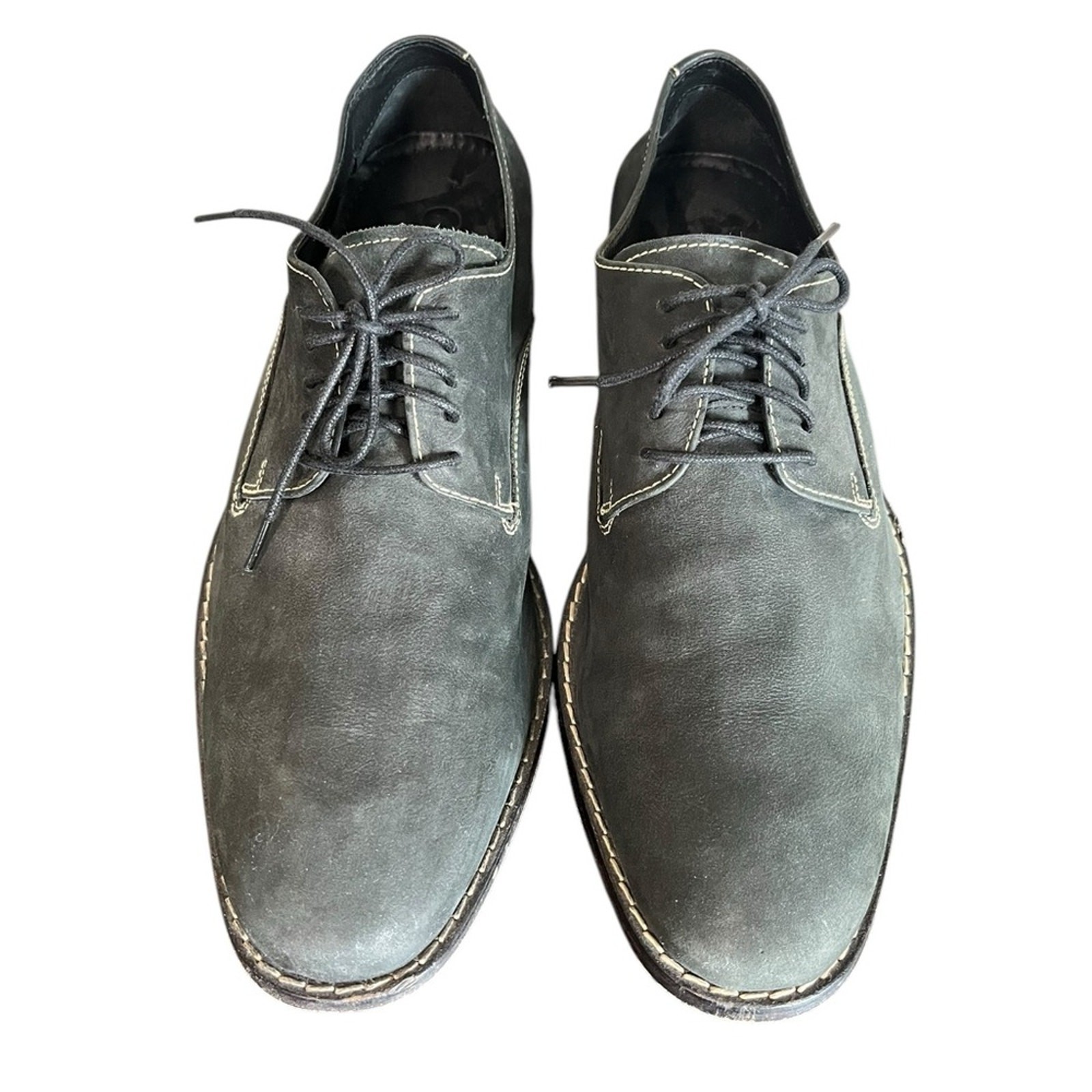 SAOLA COLE HAAN Air Colton grigio scamosciato stringato derby NikeAir suola uomo taglia 8 5