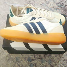  263 adidas Barreda Decode J Low Top Sneakers White/Blue/Green Gum Wm 8 /Y M 7