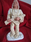 Plaster Ready to Paint Native American Indian Chief w/Riffle Gun Statue Old West — photo 1